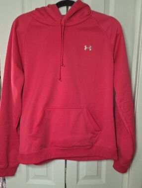 Under Armour Hot Pink Logo Hoodie